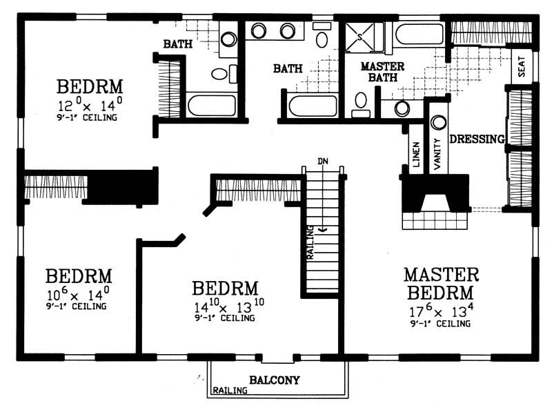SECOND FLOOR PLAN