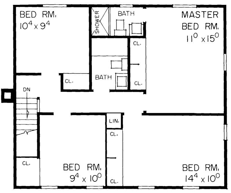 SECOND FLOOR PLAN