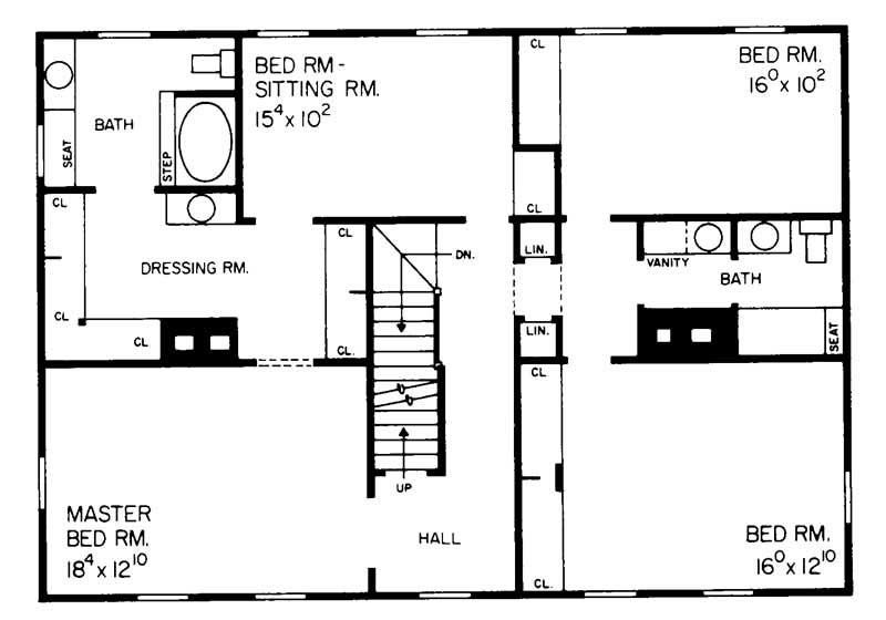 SECOND FLOOR PLAN
