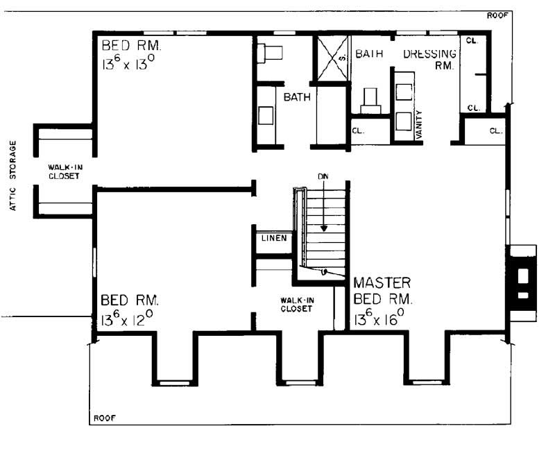 SECOND FLOOR PLAN