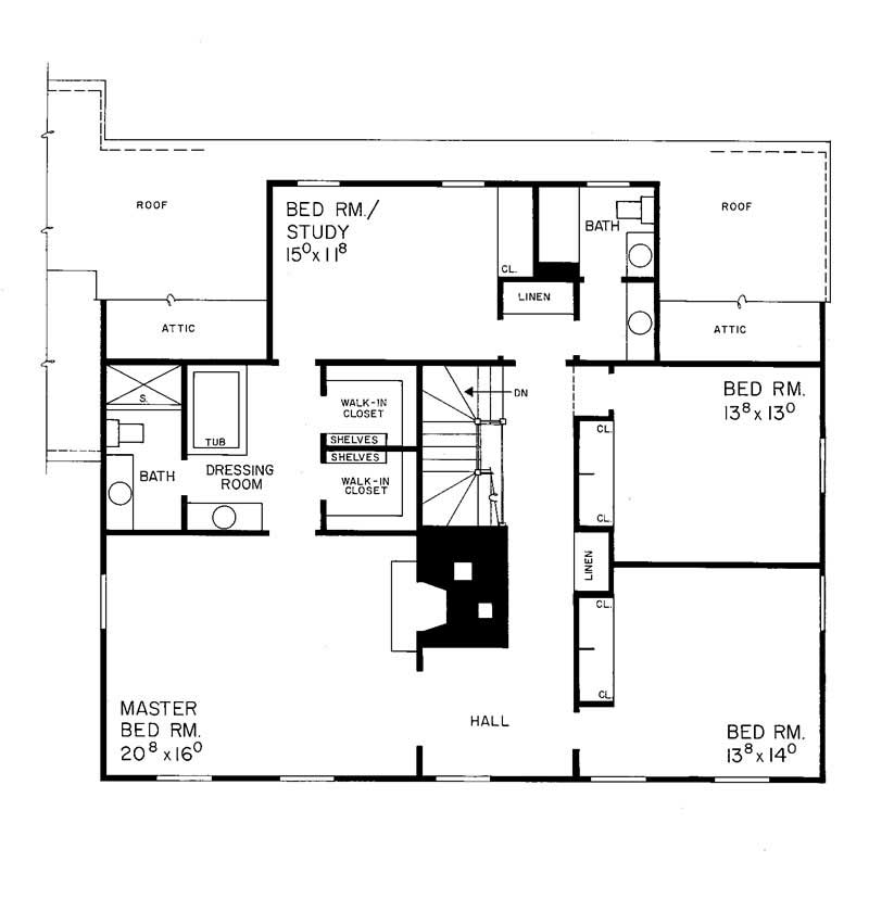 SECOND FLOOR PLAN