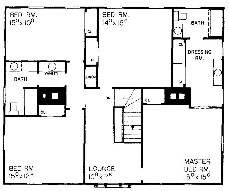 SECOND FLOOR PLAN