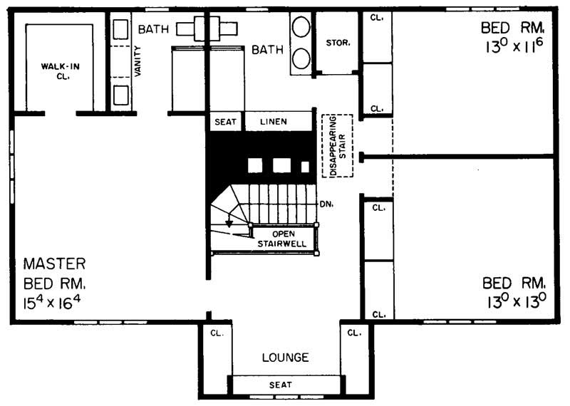 SECOND FLOOR PLAN