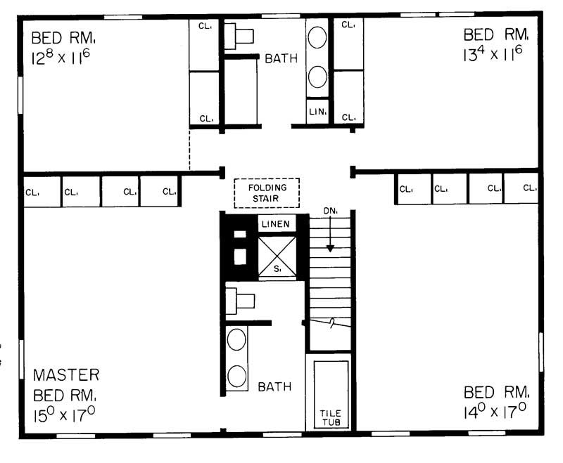 SECOND FLOOR PLAN