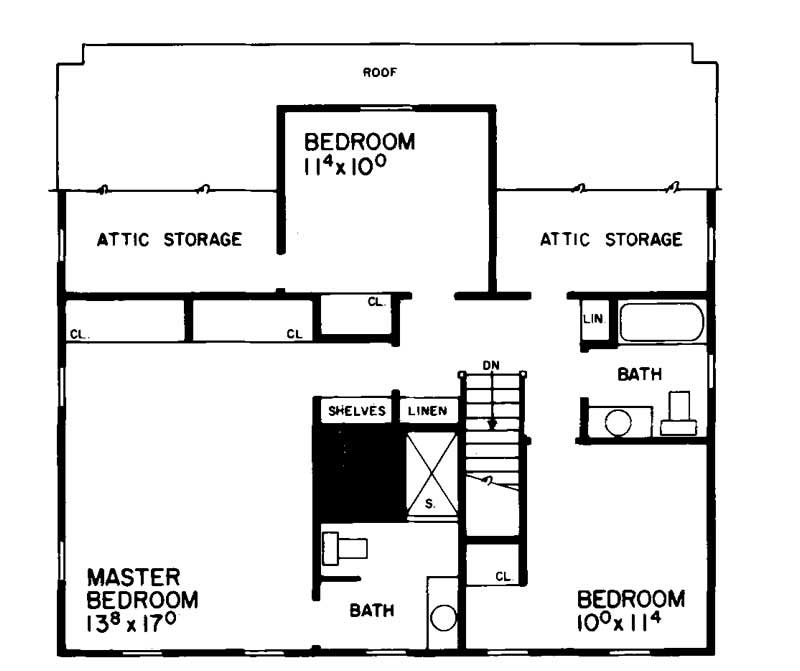 SECOND FLOOR PLAN