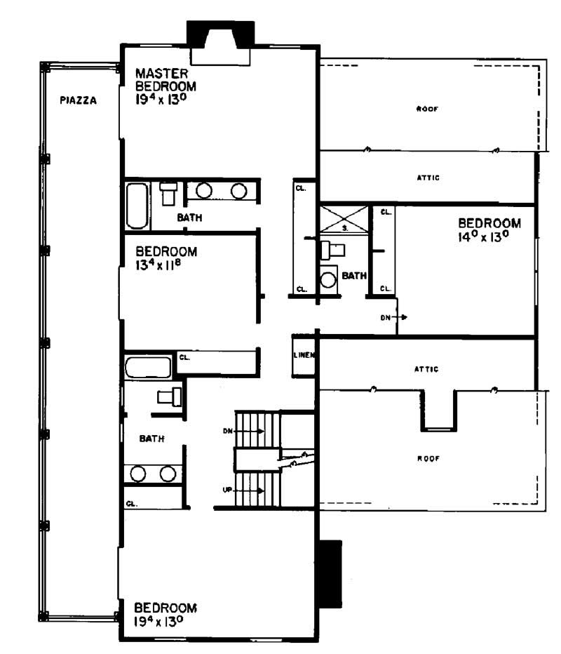 SECOND FLOOR PLAN
