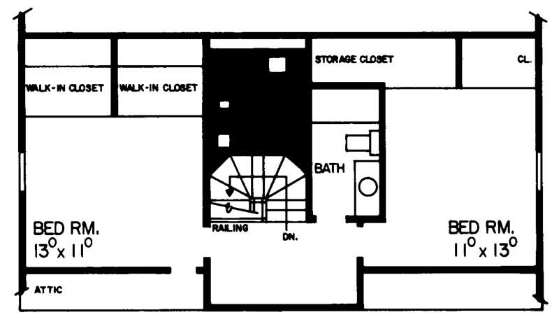 SECOND FLOOR PLAN