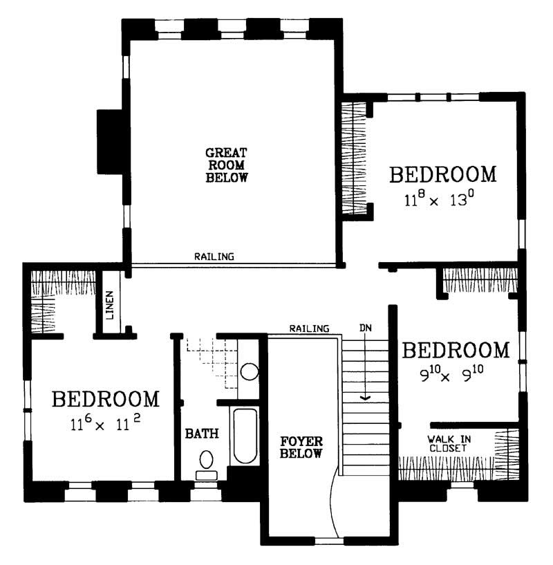 SECOND FLOOR PLAN