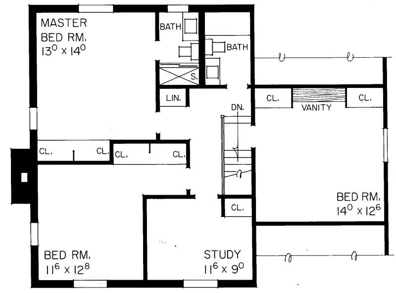 SECOND FLOOR PLAN