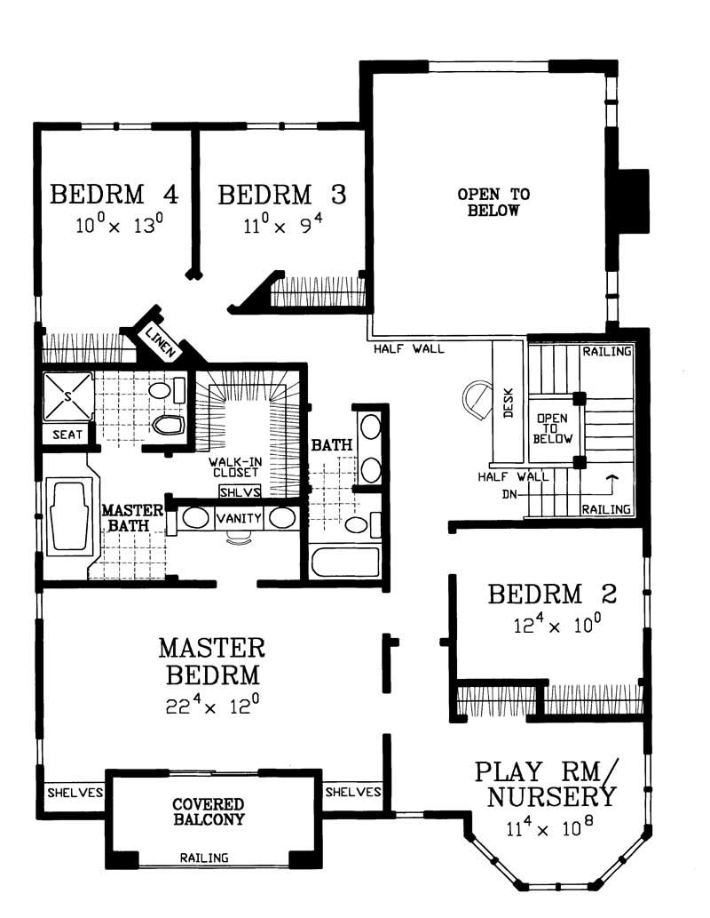 SECOND FLOOR PLAN