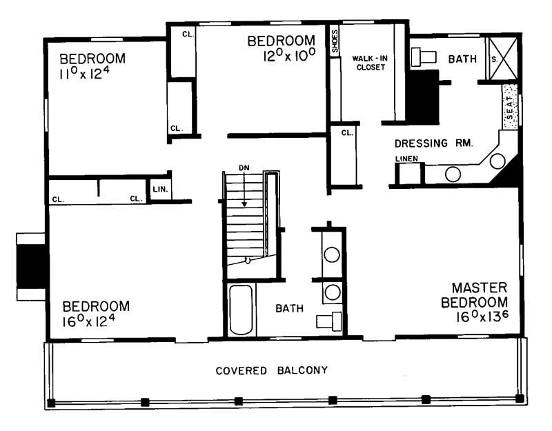 SECOND FLOOR PLAN