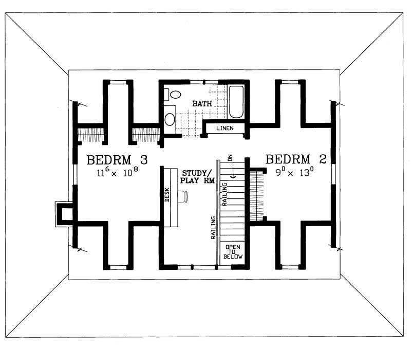SECOND FLOOR PLAN