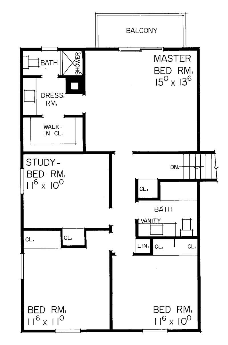 SECOND FLOOR PLAN