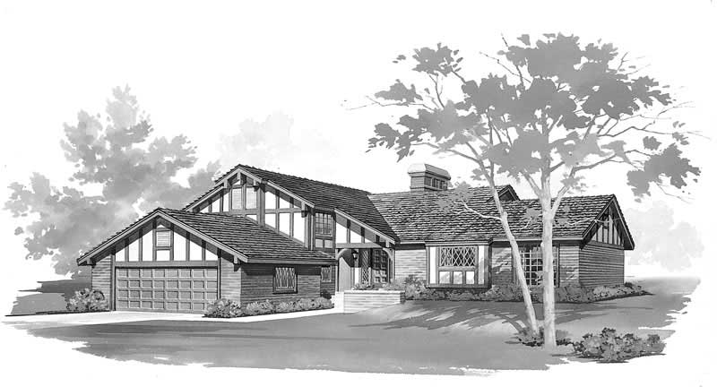 4-Bedroom, 2705 Sq Ft European Home Plan - 137-1753 - Main Exterior