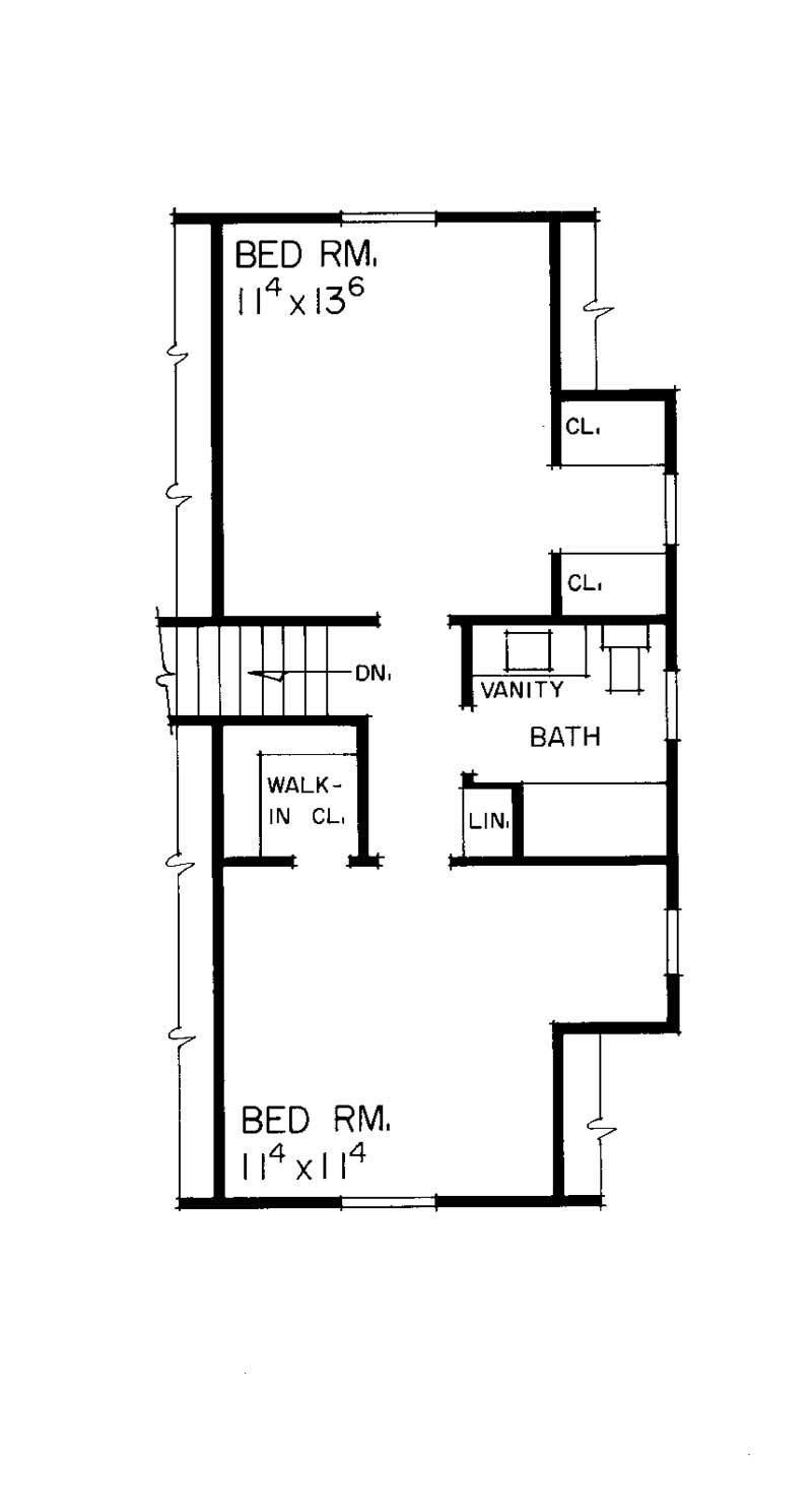 SECOND FLOOR PLAN