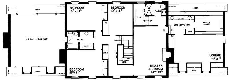 SECOND FLOOR PLAN