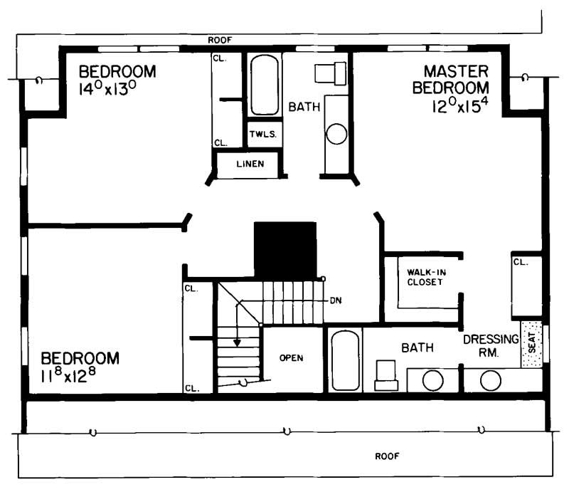 SECOND FLOOR PLAN