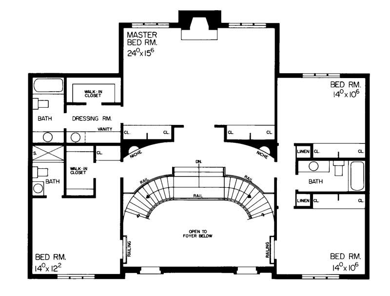 SECOND FLOOR PLAN