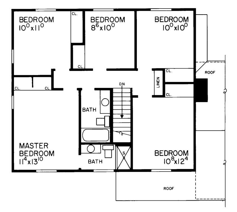 SECOND FLOOR PLAN
