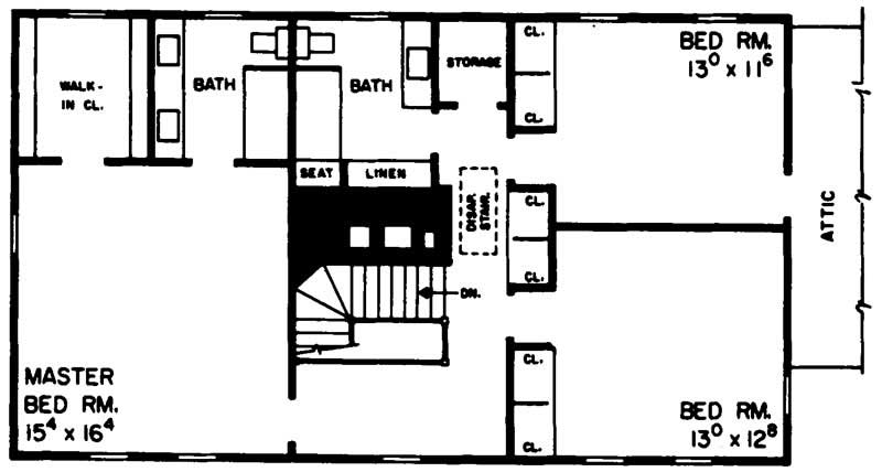 SECOND FLOOR PLAN