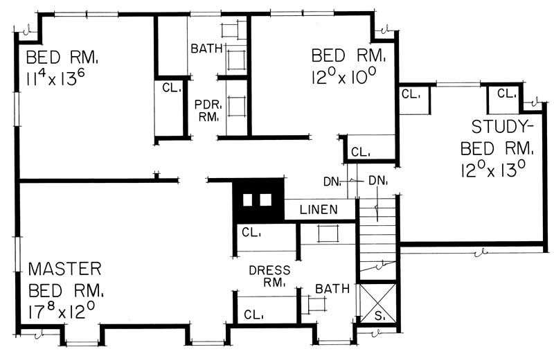 SECOND FLOOR PLAN