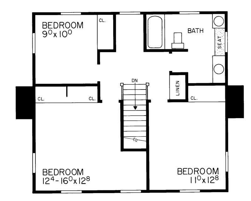 SECOND FLOOR PLAN