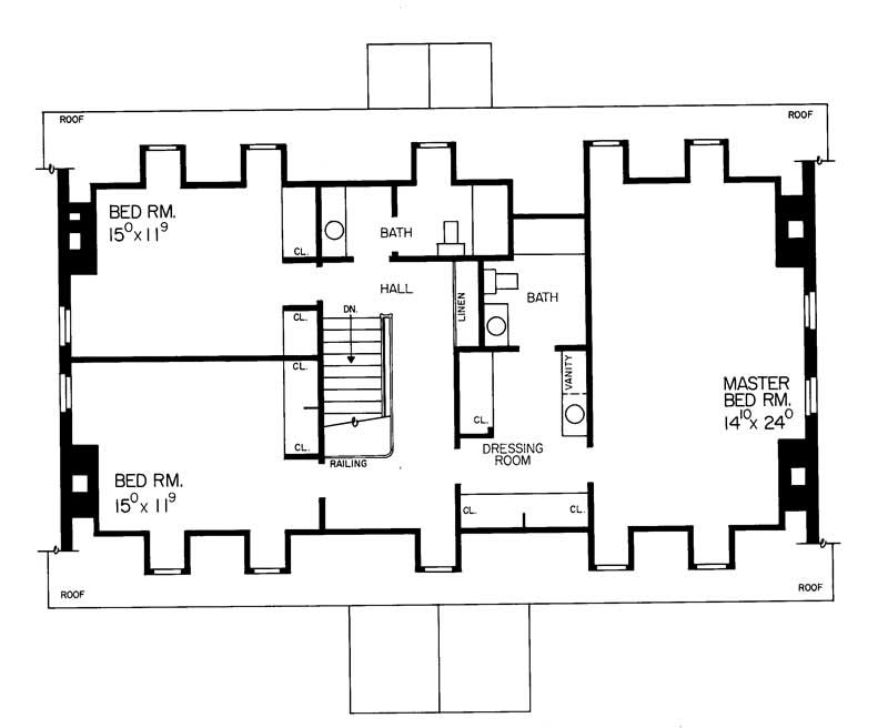 SECOND FLOOR PLAN
