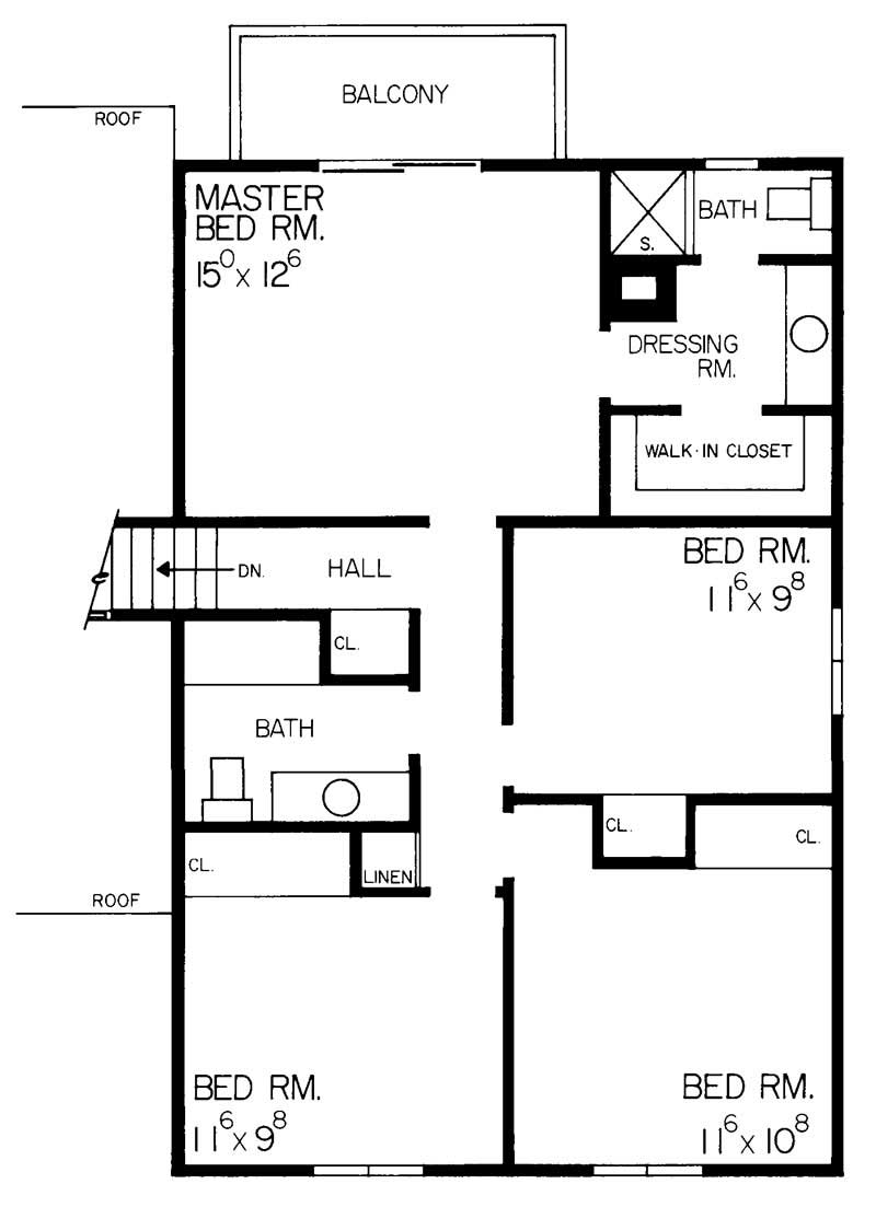 SECOND FLOOR PLAN