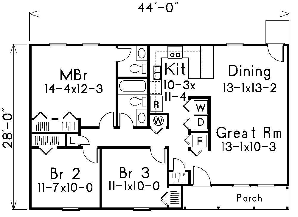 Floor Plan Main Level