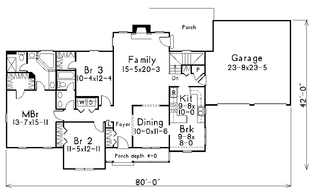 Floor Plan Main Level