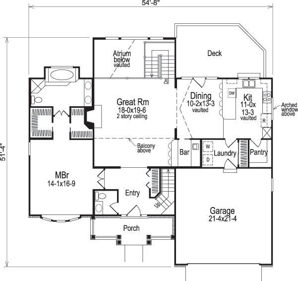 Floor Plan Main Level