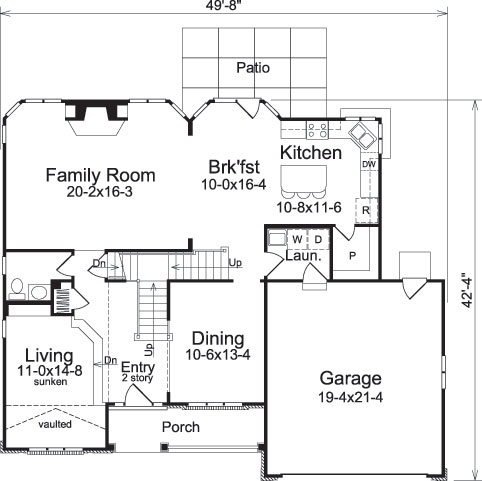 Floor Plan Main Level