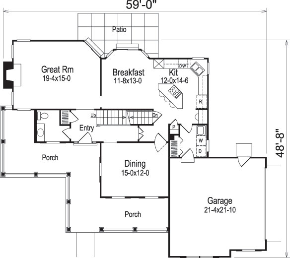 Floor Plan Main Level