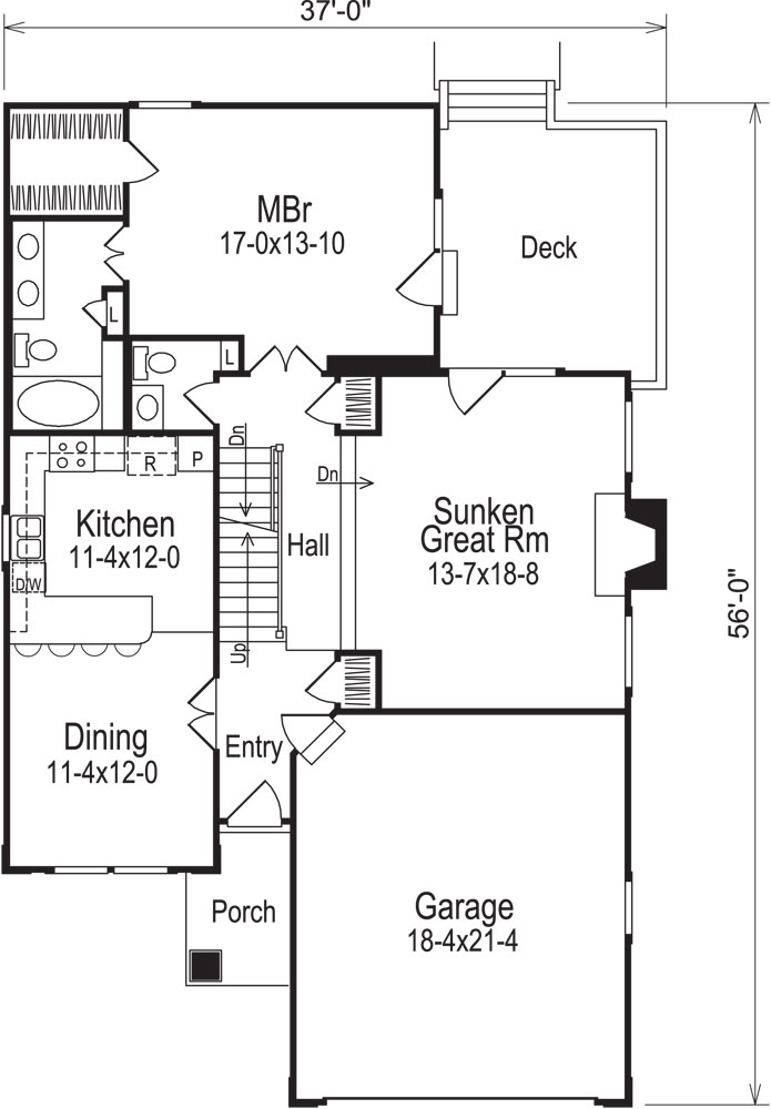 Floor Plan Main Level