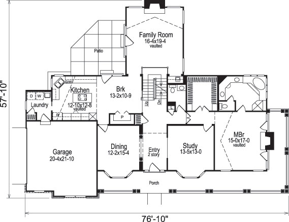 Floor Plan Main Level