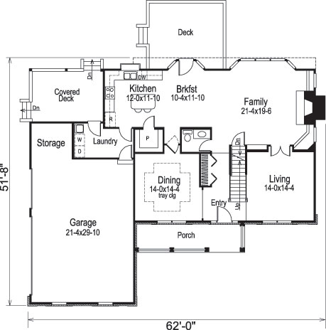Floor Plan Main Level