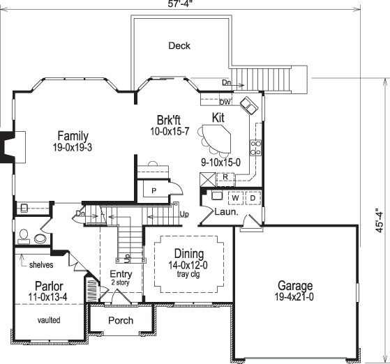 Floor Plan Main Level