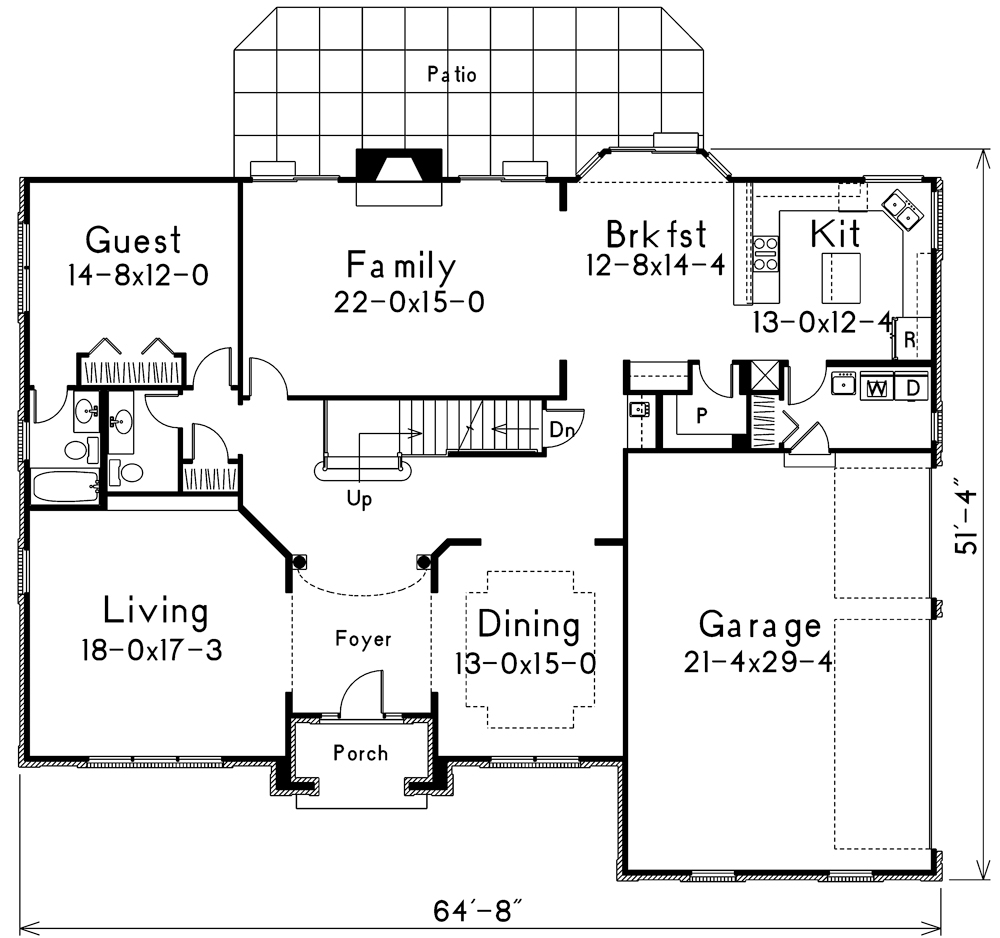Floor Plan Main Level