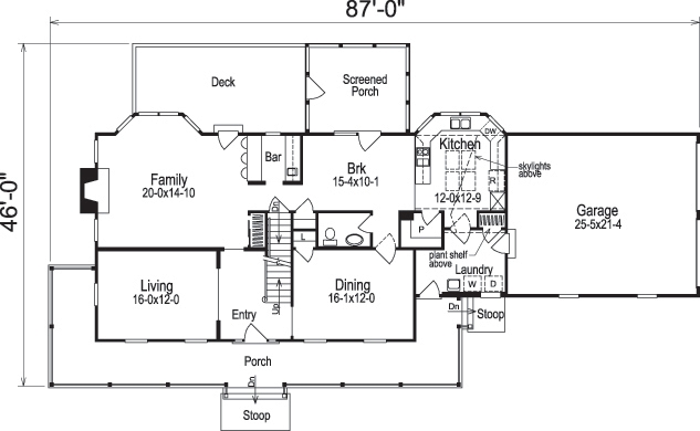 Floor Plan Main Level
