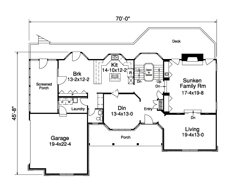 Floor Plan Main Level