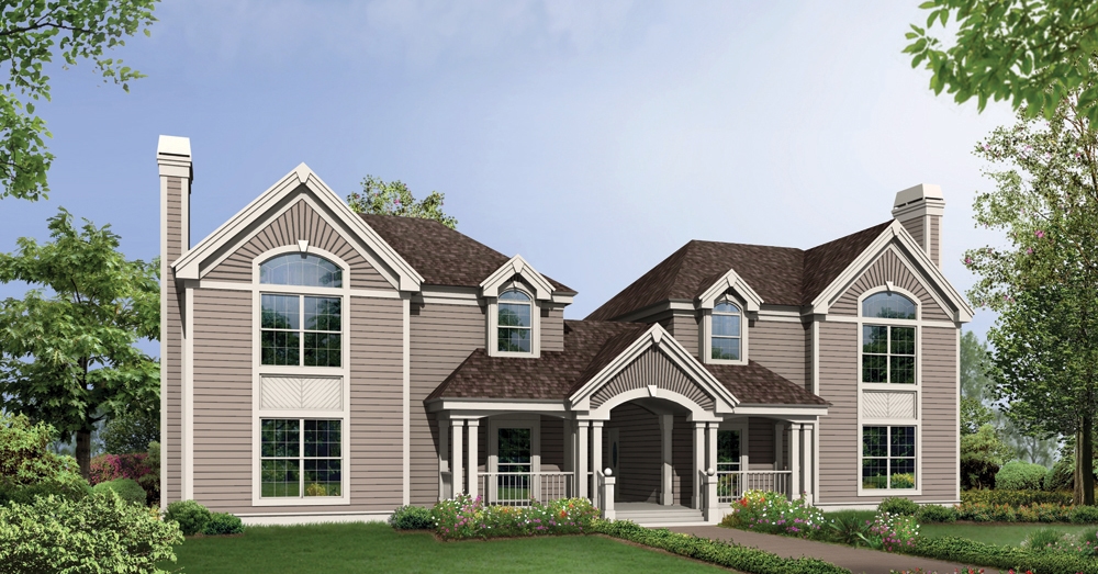 6-Bedroom, 3502 Sq Ft Multi-Unit Home Plan - 138-1119 - Main Exterior