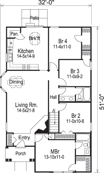 Floor Plan Main Level