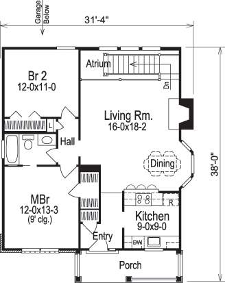 Floor Plan Main Level