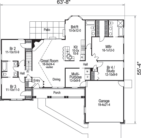 Floor Plan Main Level
