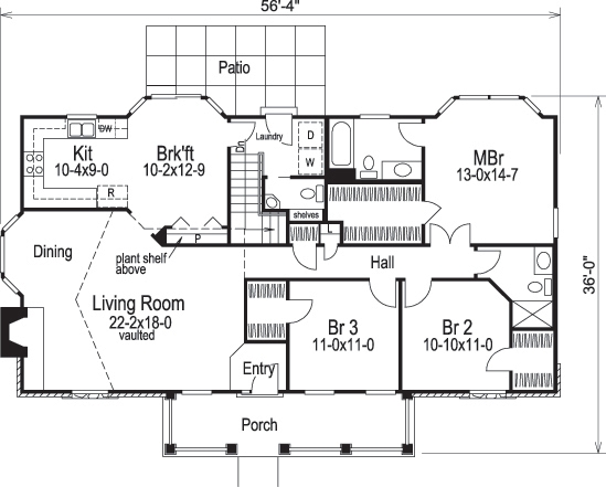 Floor Plan Main Level