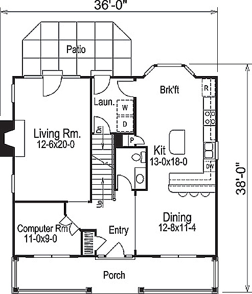 Floor Plan Main Level