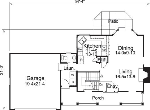 Floor Plan Main Level