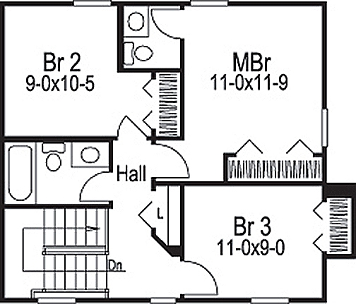 Floor Plan Upper Level