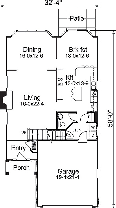 Floor Plan Main Level