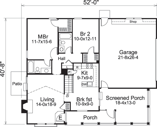 Floor Plan Main Level